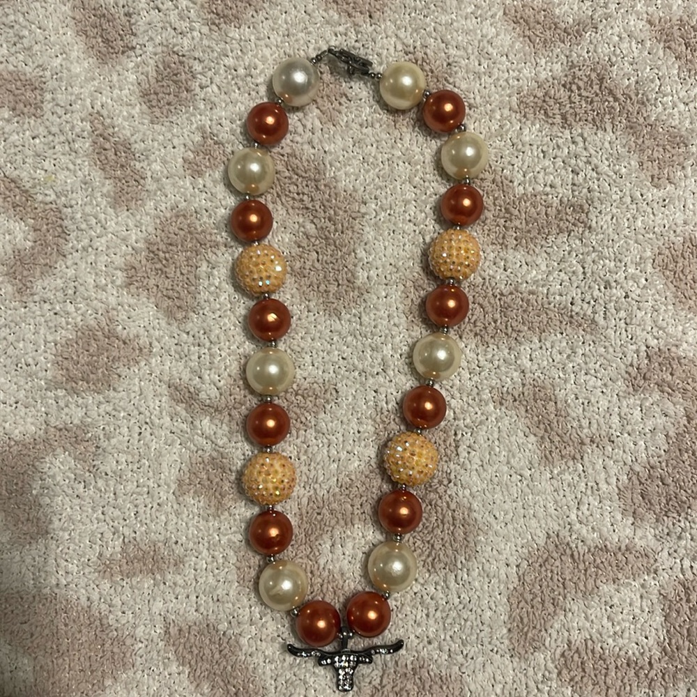 Longhorn Large bead necklace